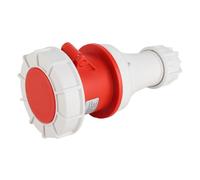 Eacam Conector de Aviación de 5 Pines Diseño Elegante Enchufe Impermeable 63A para Talleres Camping Cervecerías Rojo
