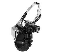 Eacam Desviador Delantero de Bicicleta con Brazo de Cable Bidireccional, Accesorio para Bicicleta, Forjado de Acero de Alta Rigidez, Apto para Tubos de 30,8/31,8/34,9 Mm de Diámetro