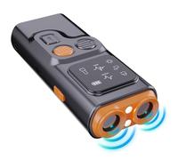 Eacam Dispositivo Antiladridos para Perros con Disuasión Ultrasónica, Linterna LED Recargable, Evita Que los Perros Ladren en Interiores y Exteriores