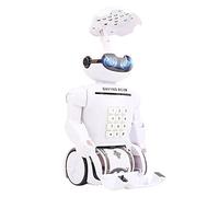 Eacam Hucha Robot Interactiva, Lámpara de Escritorio Robot RC Educativa para Jóvenes, Hucha Que Baila, Camina y Canta