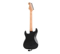 Eacam Juguete de Guitarra Eléctrica para Niños Mini Guitarra Eléctrica Instrumento Musical Aspecto de Real Multifuncional con Reproducción Música Modo Acordes Plást (Negro)