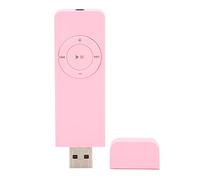 Eacam Player Mp3 de 64 GB, Soporte de Sonido sin Pérdidas, Mini Reproductor de Música Compacto y Portátil, Duración de la Batería Larga, Escucha Novelas, Soporte de Tarjetas de (Rosa)