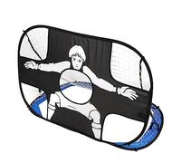 Eacam Red de Portería de Fútbol para Niños 47x31x31in Poste Plegable para | Juego de adiestramiento al aire Juego Equipo deportivo para niños