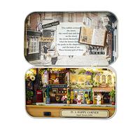 Eacam Snow Dream Miniatura DIY Box Theatre con Luces LED y Lindas Muñecas de Conejitos para Decoración del Hogar, Regalos y Escritura de Cartas (6)