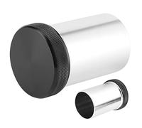 Eacam Soldadura de Aleación de Aluminio de 2 Pulgadas en el Cuello de Relleno y la Tapa del Tanque de para el Tanque Reenvío del Automóvil, Precisión Mecanizada para una Fácil (Negro)