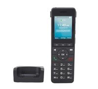 Eacam Teléfono WiFi Portátil 4G LTE para el Hogar, Voz HD, Teléfono VoIP Inalámbrico con Pantalla a Color, 2,4 Pulgadas, Negro, 3 Líneas, Conferencias Telefónicas de 3 Vías, Micró (Estándar de la UE)