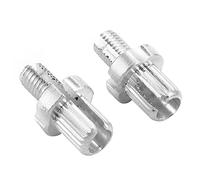 Eacam Tornillos de Ajuste de Frenos, 2 Piezas M7 M7 Tornillos de Palanca de Bicicletas Sujetador de Aluminio Plateado para Bicicletas de Montaña, Mejor Apto para Sus Demandas,