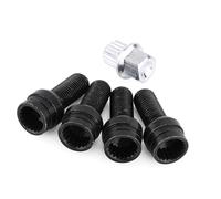 Eacam Tuerca de Buzón de Bloqueo de Rueda, Perno de Rueda de Acero Negro de 1.5 Mm con Llave, para un Automóvil Original.Instalación Resistente y Fácil, Alta Fiabilidad y Resistencia