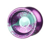 Eacam Yo Yo Kids Childrens Junior Aleación de Aluminio Ball Que No Responde 10 Rodamientos de Bolas 4,6 Mm Ancho Jugando Trucos con Cuerda para Principi (Color 4)