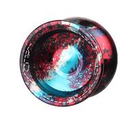 Eacam Yo Yo Kids Childrens Junior Aleación de Aluminio Ball Que No Responde 10 Rodamientos de Bolas 4,6 Mm Ancho Jugando Trucos con Cuerda para Principi (Color 1)