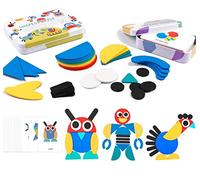 EACHHAHA Juguetes para niños de Montessori, Forma de Rompecabezas, Piezas educativas, Tarjetas apilables con imágenes de Animales Son Juegos de Entrenamiento para niños