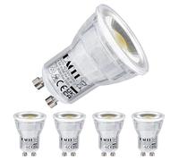 EACLL Bombilla LED Mini GU10 Blanco Neutro 4000K 4,5W, Sustituye a Halógeno 40W, Pack de 4, 360 lúmenes, luz LED sin Parpadeo, ángulo de haz 38 °, MR11 No regulable CA 230 V, Lámpara