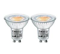 EACLL Bombillas LED GU10 2700K Blanco Cálido 6W Fuente de Luz 660 Lúmenes Equivalente 75W Halógena.AC 230V Sin Parpadeo Focos, 38 ° Spotlight, Lámpara Reflectora no Regulable, Pack de 2