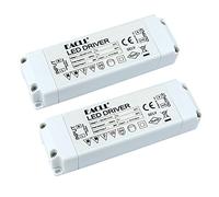 EACLL Transformador LED AC 240V a DC 12V 3A 36W, Pack de 2, Para drive de Menos de 36W MR11 G4 MR16 GU5.3 Bombillas LED y Tiras de Luz LED, Adaptador de Lámpara LED Controlador Alimentación