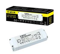 EACLL Transformador LED AC 240V a DC 12V 3A 36W, Para drive de Menos de 36W MR11 G4 MR16 GU5.3 Bombillas LED y Tiras de Luz LED, Adaptador de Lámpara LED Controlador Alimentación, 1 Pack