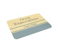 EAEQKOUC 3D 3D Grandes Esperanzas Retro Cubierta de Libro Felpudo Antideslizante Alfombra para Entrada a la Cocina Casas Casas Tapetes para los pies - 60x90cm