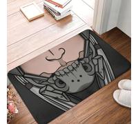 EAEQKOUC 3D 3D Raiden Metal Gear Suelo sólido Puerta Cocina Felpuda de baño Antideslizante Videojuego de Interior Lover Felpudo Alfombra de Entrada al jardín Alfombra - 50x80cm