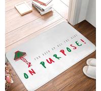 EAEQKOUC 3D Diseño 3D de la Historia de Mas: Felpudo, Alfombra, Alfombra Antideslizante, Alfombra raspadora de Arena, Alfombra para Entrada a la Cocina, Alfombrillas para los pies del salón-50x80cm.