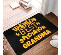 EAEQKOUC 3D Fan 3D del Mejor Público Deportivo del Mundo Felpudo Antideslizante de mi Abuela Felpudo Antideslizante para Entrada a la Cocina Alfombrillas de reposapiés en el baño de casa - 60x90cm