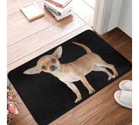 EAEQKOUC 3D Felpudo de Perro Chihuahua Personalizado 3D Antideslizante Entrada a la Cocina Puerta del baño Felpudo del Suelo del salón Alfombra Alfombra Alfombra para los pies - 60x90cm