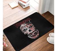 EAEQKOUC 3D Halloween Clown Horror Movie Terrifier Front Door Floor Entrance Mat Outdoor Kitchen Bathroom Doormat Garage Carpet Rug-50x80cm