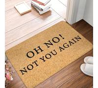 EAEQKOUC 3D Oh No Not You Again Felpudo Antideslizante Baño Cocina Alfombra Puerta de Inodoro Piso Entrada Alfombra Alfombra-60x90cm