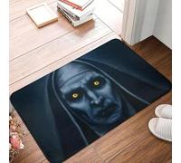 EAEQKOUC 3D Personalizada en 3D The Conjuring Sister Valak Felpudo Antideslizante de baño Felpuda de Cocina Balcón del Dormitorio Suelo Alfombra de Entrada Alfombra - 40x60cm