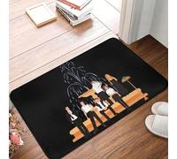 EAEQKOUC 3D Programa de TV 3D Custom Friends, felpuda de Entrada, Felpudo Absorbente Antideslizante Exterior, Alfombra de Entrada de la Cocina, Alfombra de Entrada del balcón-40x60cm