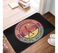 EAEQKOUC 3D Tapetes de Entrada de Surfista en Playa de Verano Personalizados en Verano, Felpudo, Alfombrillas de Cocina y Puerta del baño, alfombras de Surf Surf Regalo Alfombra de jardín-50x80cm