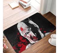 EAEQKOUC 3D Terrifier Movie Doormat Anti-Slip Bath Kitchen Mat Toilet Door Floor Entrance Carpet Rug-60x90cm