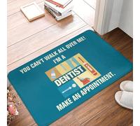 EAEQKOUC 3D Trust Me Im A Dentist Front Door Mat Anti-Slip Outdoor Absorbent Doormat Floor Bath Entrance Rug Carpet-40x60cm