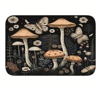 EAEQKOUC Alfombra 3D Felpudo Antideslizante Mystical Forest - Decoración caprichosa, entradas, aporta Encanto y Encanto a Decoraciones navideñas