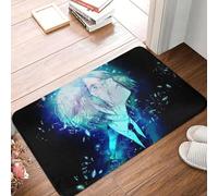 EAEQKOUC Alfombra 3D Land of Lustrous, Felpudo de Anime, Felpudo de salón, fosfofilita, Rota del balcón, de Entrada, Decoración interior-50x80cm