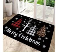 EAEQKOUC Alfombra 3D Tapete de Goma para el Suelo Bienvenido Hola Cat Birds Dog Floral Design, Adecuado para Puerta de Entrada, baño, salón, lavandería,