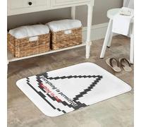 EAEQKOUC Alfombra Credo del Asesino en 3D Todo está Permitido Nada es Verdadero Felpudo de Entrada de Cocina Antideslizante para Alfombrillas para los pies-40x60cm