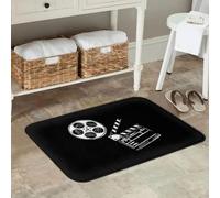 EAEQKOUC Alfombra Películas 3D, película y de Tapas, Entrada de Cocina, Antideslizante para Alfombrillas de Dormitorio, Alfombrillas para los pies del dormitorio-50x80cm