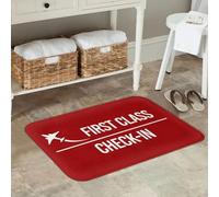 EAEQKOUC Check-in de Clase ejecutiva, felpuda Antideslizante, Alfombra, Alfombra para Entrada a la Cocina, Dormitorio, Alfombrillas para los pies 3D-60x90cm.