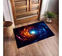 EAEQKOUC Felpudo de Cueva del Universo de Ciencia Ficción, Felpuda Antideslizante, Adecuada para salón, Dormitorio, baño, decoración de Casas navideñas 3D-40x60cm