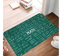 EAEQKOUC Fórmulas matemáticas de física 3D Puerta de Piso Baño Alfombras de Cocina Antideslizantes Regalo para Maestros de Interior Alfombra de Entrada de jardín Almohadilla para pies-40x60cm