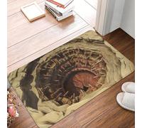 EAEQKOUC Monster Sand Tramp Felpudo Antideslizante Baño Felpuda de Cocina Dormitorio Balcón Puerta del Suelo Alfombra 3D-40x60cm
