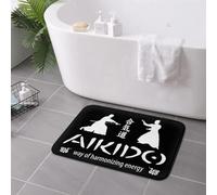 EAEQKOUC Practicante de Aikido: Felpus Antideslizante, Alfombra, Alfombra para Entrada a la Cocina, Alfombrillas para los pies del Dormitorio, 3D-40x60cm.