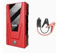 EAFC Arrancador de batería de Coche portátil de 2000 A para Motores de Gasolina de 6,0 L o diésel de 4,0 L con Clip Inteligente JumpStarter, Carga rápida USB y Linterna LED de Emergencia