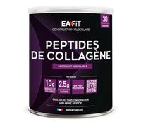 EAFIT | Péptidos de colágeno | Bienestar Muscular y Articular | Colágeno Bovino | Glicina | Sin azúcar, Sin conservantes ni Sabores Artificiales | Marca Francesa | Collagene Powder 300g