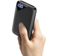 EAFU Power Bank Bateria Externa, Compacto USB C Triple 3A de Alta Velocidad 10000mAh Bateria Externa, Pantalla LED Cargador Portatil con Linterna para iPhone 15 14 13 Samsung S21 S20 iPad Tablet etc