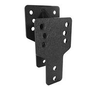 EAG Soporte de reubicación de neumáticos de repuesto para Wrangler CJ YJ TJ JK 1976-2018, no se recomienda si neumáticos de más de 35 pulgadas.