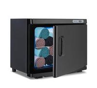 EagerMinds Calentador de toallas, 10/23L UV toalla desinfectante, toalla caliente esterilizador gabinete, toallas de calefacción de 360°, 176 ° F calentador profesional para belleza, salón, spa (23 L)