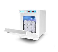 EagerMinds Calentador de toallas de 23 L, con lámpara UV, calentador de toallas con función de calentamiento de 360°, adecuado para 20 a 30 toallas (blanco/10 L)