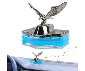 Eagle - Ambientador para automóvil, difusor de de 360 grados, diseño de águila, decoración interior de perfume para el salpicadero del automóvil, alternativa al clip de ventilación de vehículo