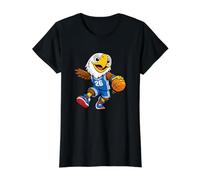 Eagle Basketball Mascot Jersey 26 Sports Graphic Art Camiseta gráfica económica, Mujer, Negro, S