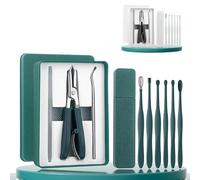 Eagle Beak Angled Nail Clippers, Eagle Beak Angled Nail Clippers 3-Piece Set, for Thick, Ingrown Nails with Anti-Splash Design (C)